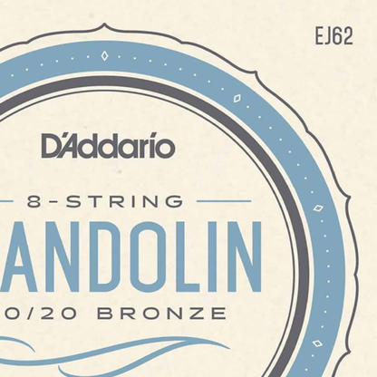 D'Addario EJ62 Bronze Mandolin Strings Light 10-34