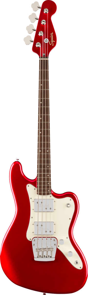 Squier FSR Paranormal Rascal Bass HH in Candy Apple Red | DAMAGED