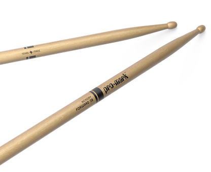 Promark Forward 2B Lacquered Hickory Wood Tip Drumsticks