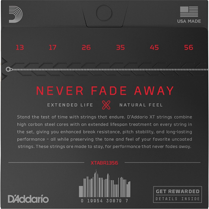 D'Addario XT 80/20 Bronze Acoustic Guitar Strings 13-56 Gauge