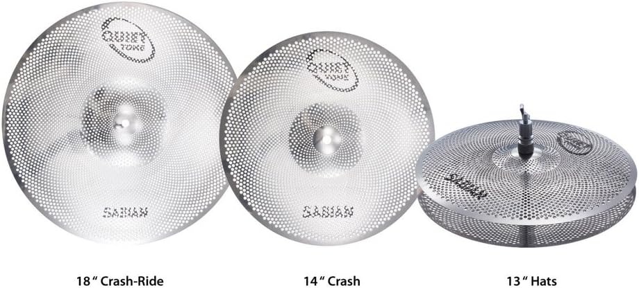 Sabian QTPC502 Quiet Tone Practice Cymbals Set
