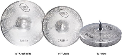 Sabian QTPC502 Quiet Tone Practice Cymbals Set