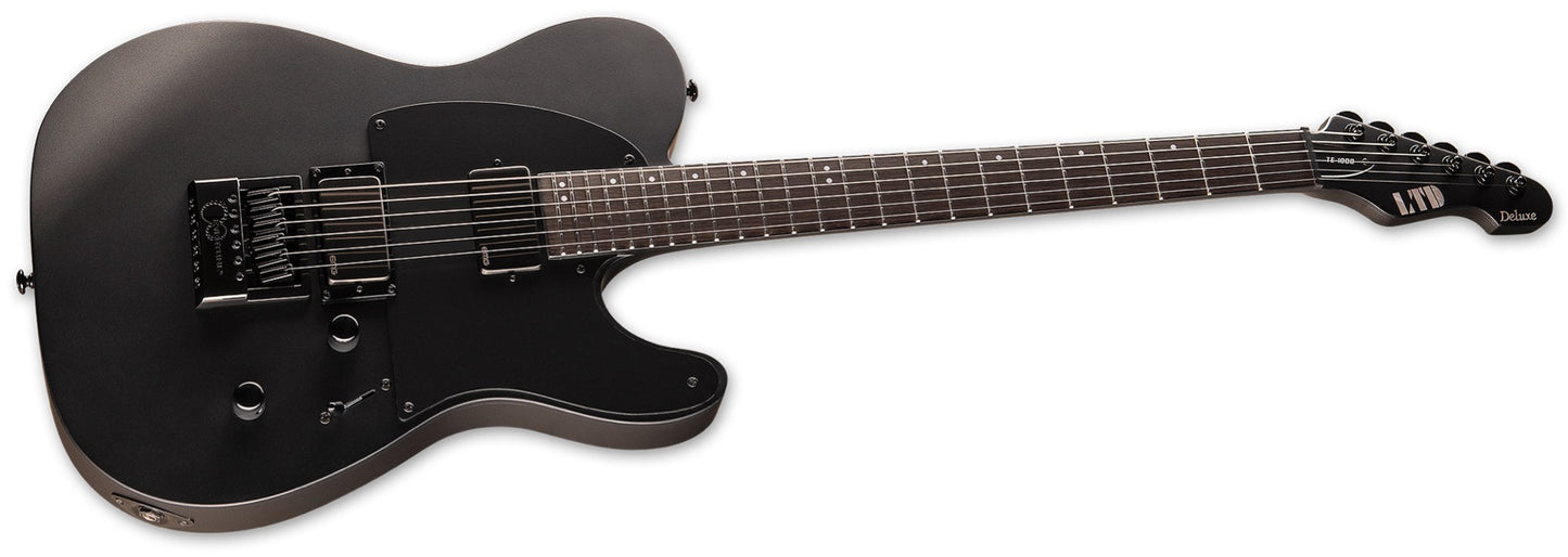 ESP LTD TE-1000 EverTune in Charcoal Metallic Satin