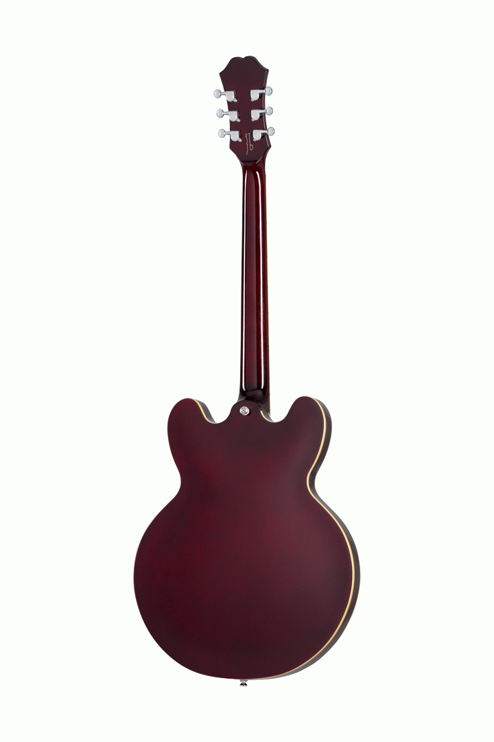 Epiphone Noel Gallager Riviera in Dark Wine Red
