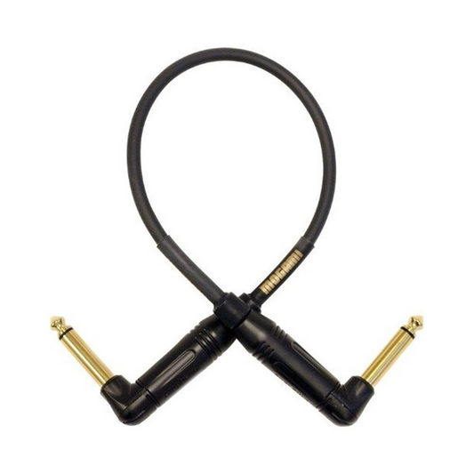 Mogami 3 ft Gold Pedal Accessory Right Angle to Right Angle Patch Cable