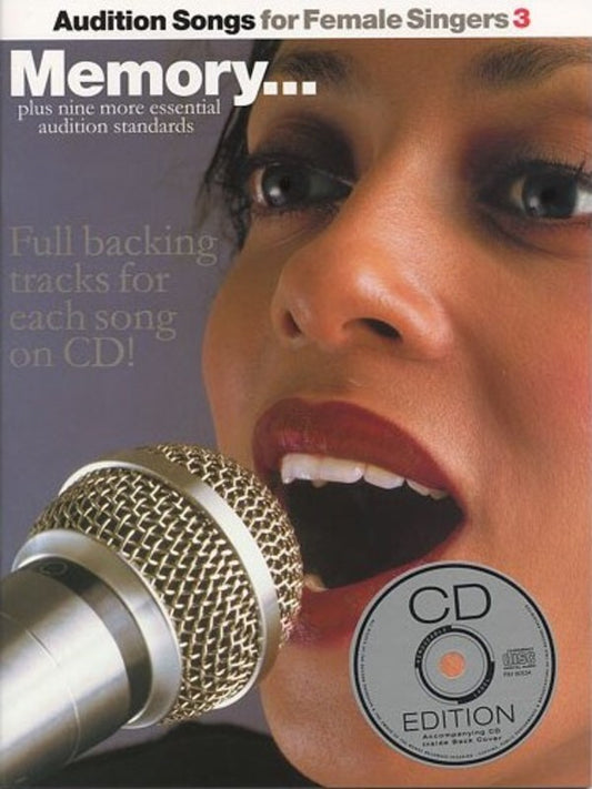 Audition Songs For Female Singers 3 Bk/Cd