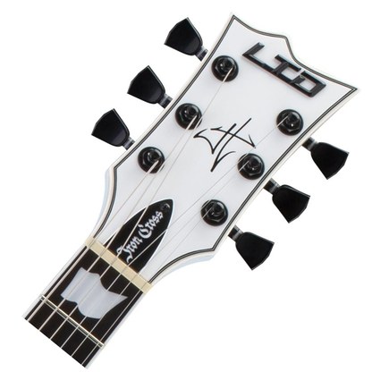 ESP LTD James Hetfield Signature Iron Cross Electric Guitar in Snow White