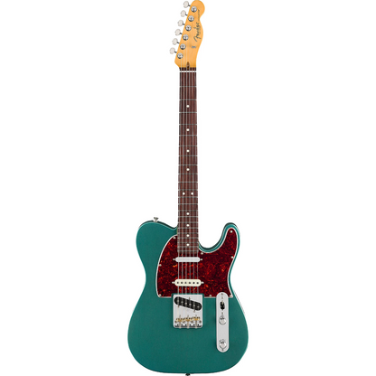 Fender American Professional Classic Telecaster SSS Electric Guitar, Rosewood Fingerboard in Faded Sherwood Green Metallic