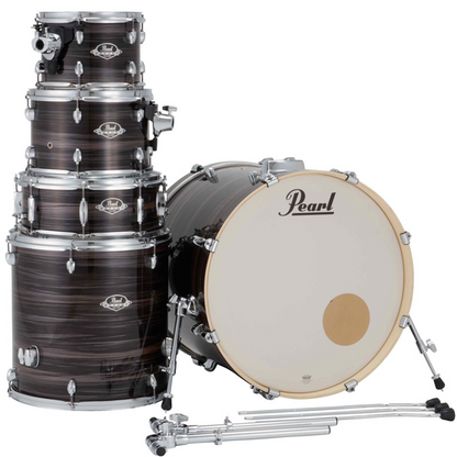 Pearl Export Plus 5-Piece Fusion Plus Drum Kit with Cymbal Pack in Metallic Amethyst Twist