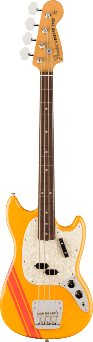 Fender Vintera II '70s Competition Mustang Bass, Rosewood Fingerboard in Competition Orange