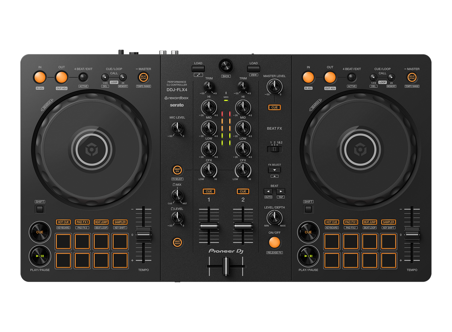 Pioneer DJ DDJ FLX4 2 Channel DJ Controller in Black
