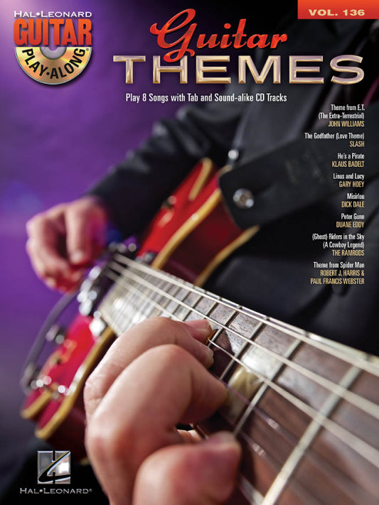 Guitar Themes Guitar Play Along Volume 136 Guitar Tab BK/CD