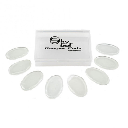 SkyGel Drum Damper Pads 8 pack in Crystal Clear