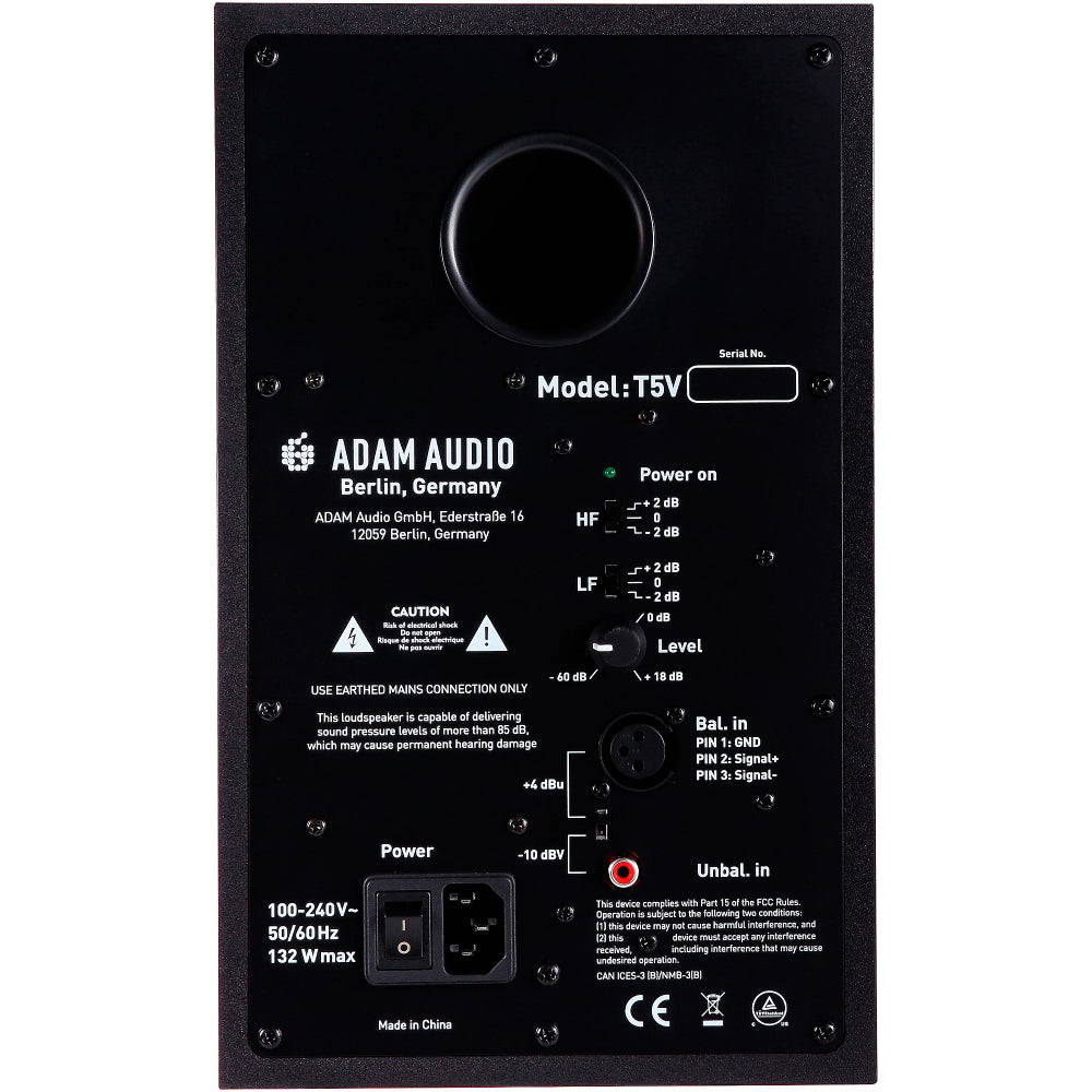 ADAM Audio T5V 5" Powered Single Studio Monitor