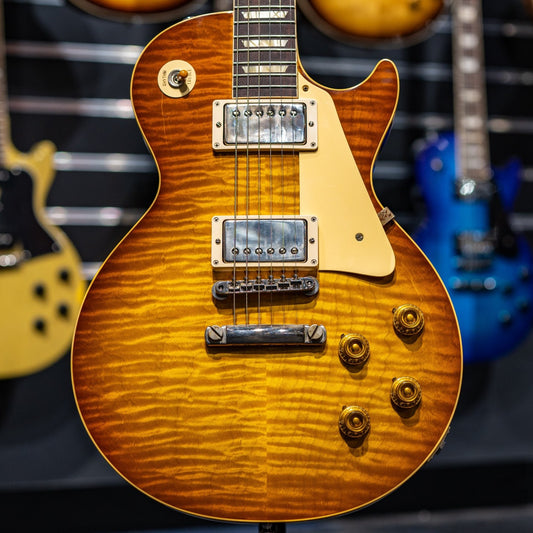 Gibson Custom 1959 Les Paul Standard Reissue, VOS in Iced Tea Burst | Hand Selected Top