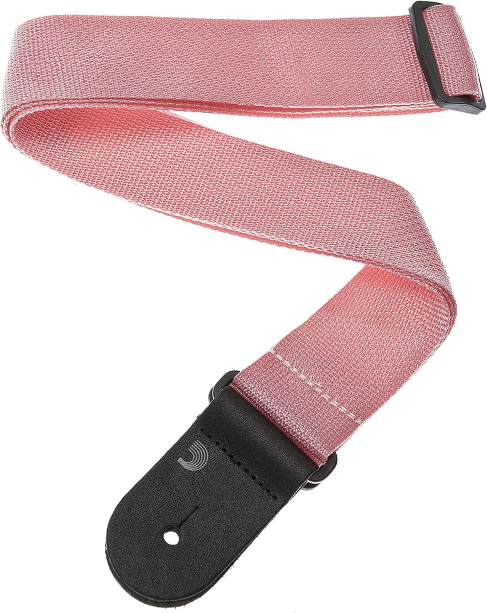 D'Addario Planet Waves 50MM 2" Polypro Polypropylene Guitar Strap in Pink