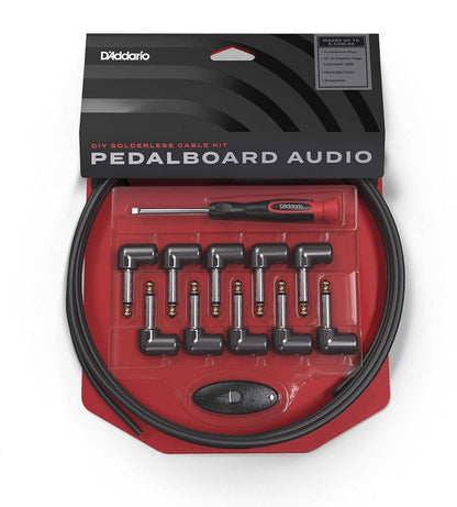 D'Addario DIY Solderless Pedalboard Cable Kit