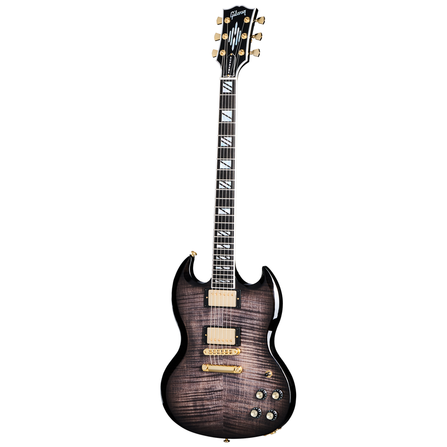 Gibson SG Supreme Electric Guitar in Translucent Ebony Burst