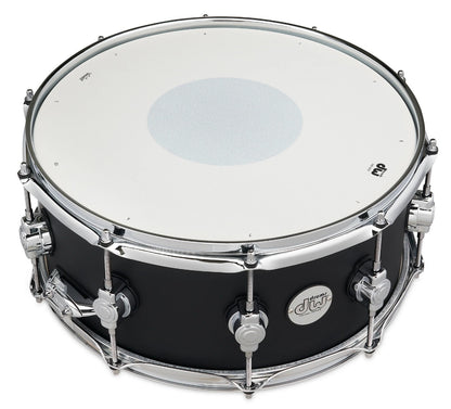 DW Design 5.5" x 14" Black Satin Snare Drum