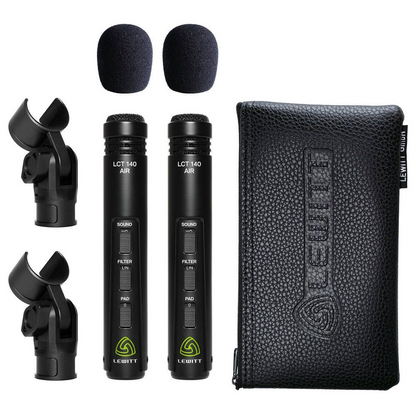 Lewitt LCT 140 AIR Stereo Pair Small Diaphragm Condenser Microphones