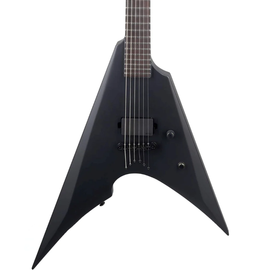 ESP LTD ARROW NT Black Metal Electric Guitar in Black Satin