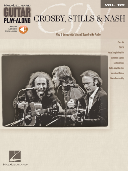 Crosby Stills & Nash Guitar Play Along Volume 122 Book & CD