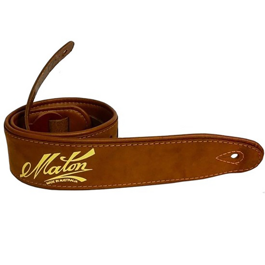 Maton Deluxe Guitar Strap in Brown