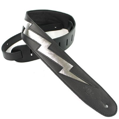 DSL Mandolin Strap in Black & Black