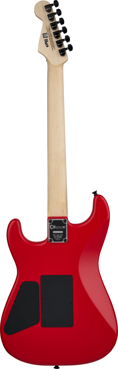 Charvel Pro-Mod San Dimas Style 1 HH FR RW, Rosewood Fingerboard in Satin Ferrari Red
