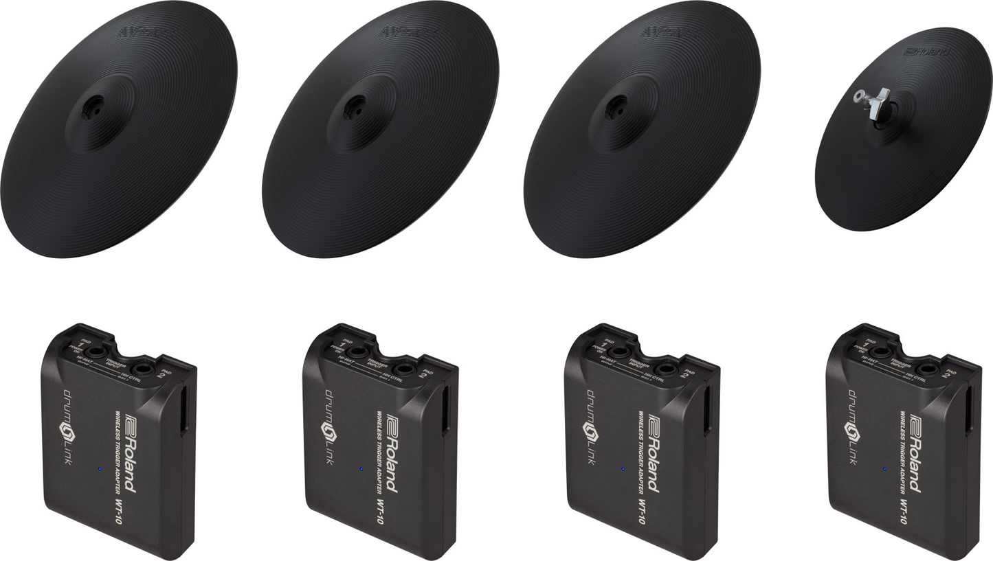 Roland 4CY-4WT-01 Wireless Trigger Cymbal Pack