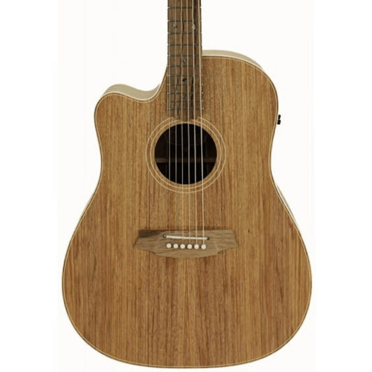 Cole Clark CCFL2EC LH BLBL All Blackwood Left Handed Acoustic Electric Guitar