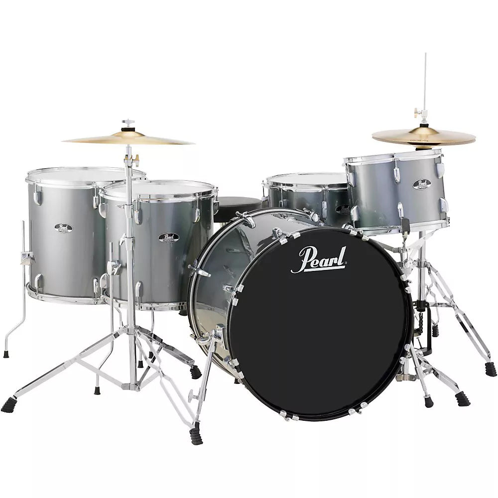 Pearl Roadshow PDRS525SCC706 5 Piece Drum Set in Charcoal Metallic