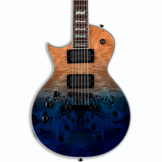ESP LTD EC-1000  Left Handed in Blue Natural Fade