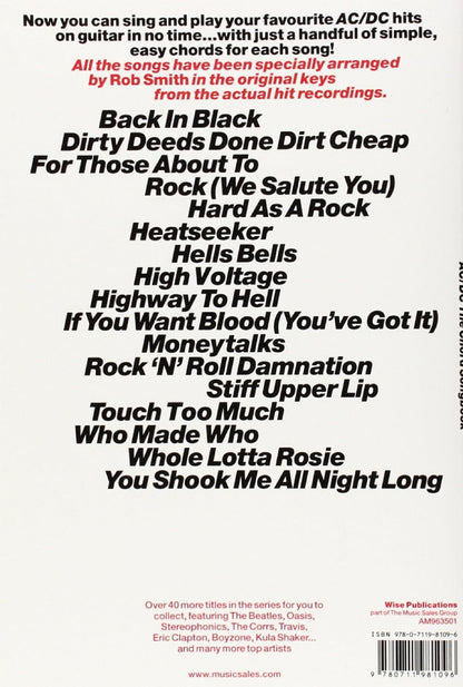 AC/DC Guitar Chord Songbook