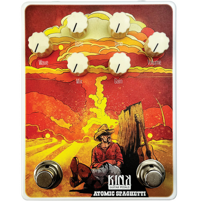 Kink Atomic Spaghetti Overdrive Tremolo pedal based on the Honey Bee Overdrive