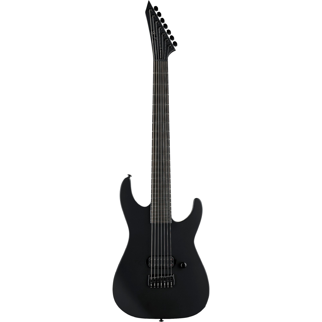 ESP LTD M 7HT Baritone Black Metal 7 String in Black Satin