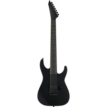 ESP LTD M 7HT Baritone Black Metal 7 String in Black Satin