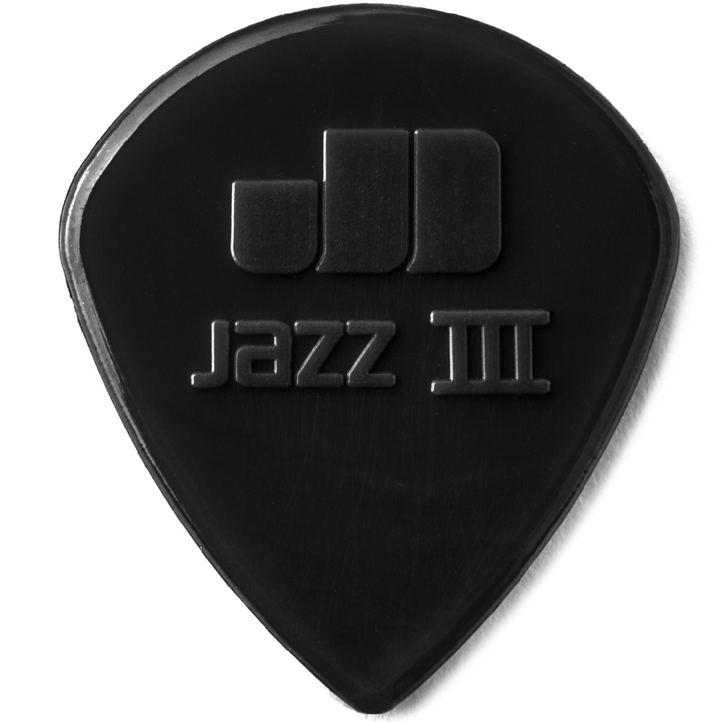 Jim Dunlop Player's Pack Nylon Jazz III Stiffo 6 Pack in Black