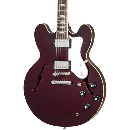 Epiphone Noel Gallager Riviera in Dark Wine Red