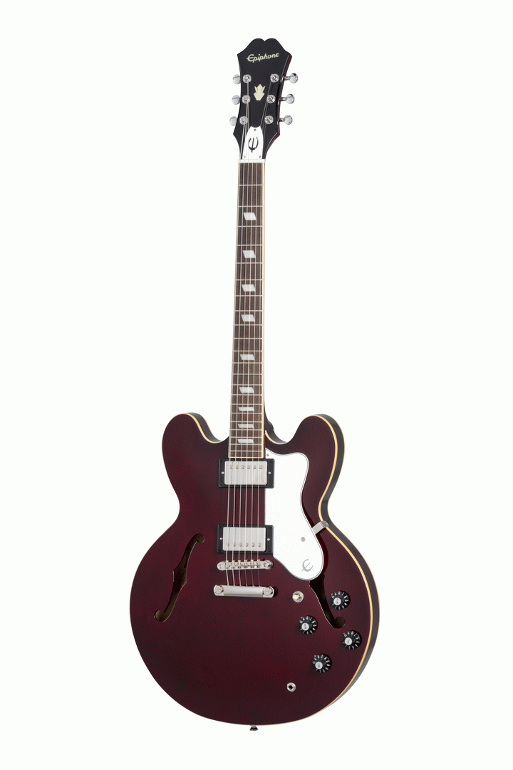 Epiphone Noel Gallager Riviera in Dark Wine Red