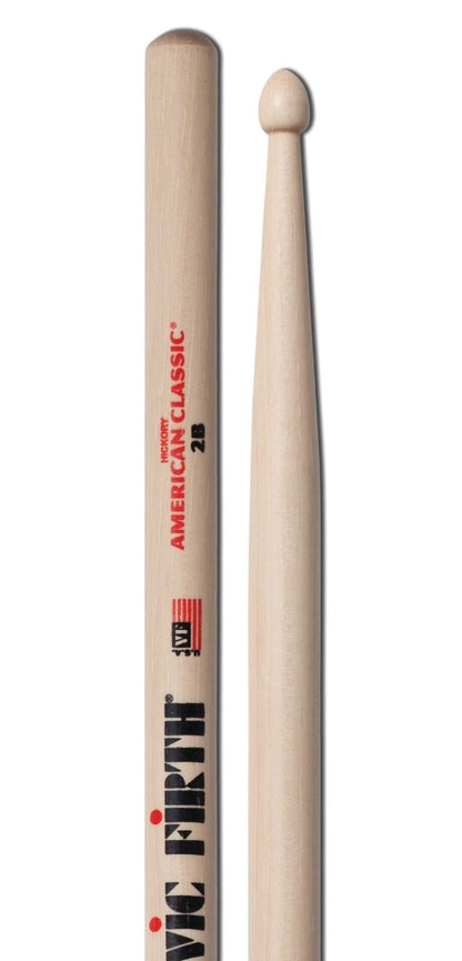 Vic Firth American Classic 2B Wood Tip Drumsticks