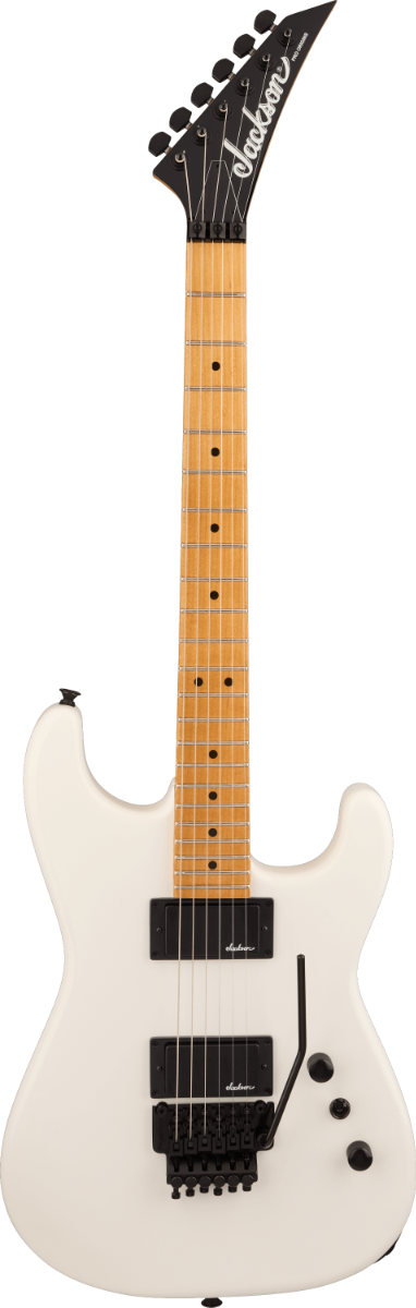 Jackson Pro Origins 1985 San Dimas SD1 HH MPL Electric Guitar in Snow White