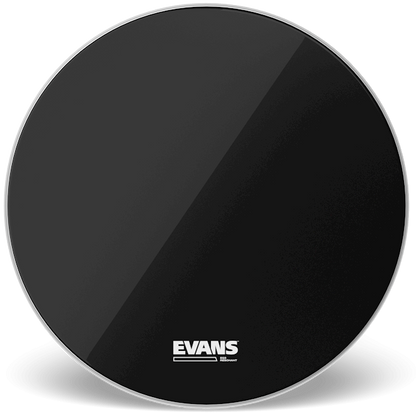 Evans EQ3 Resonant Black No Port 28" Bass Drum Head