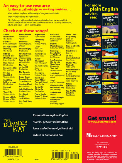 Ukulele Songs For Dummies