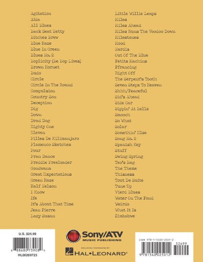 The Miles Davis Real Book Second Edition B Flat Instruments