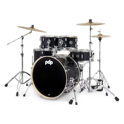 PDP MainStage 5pc Drum Kit w/Paiste Cymbals & Stool in Black Onyx