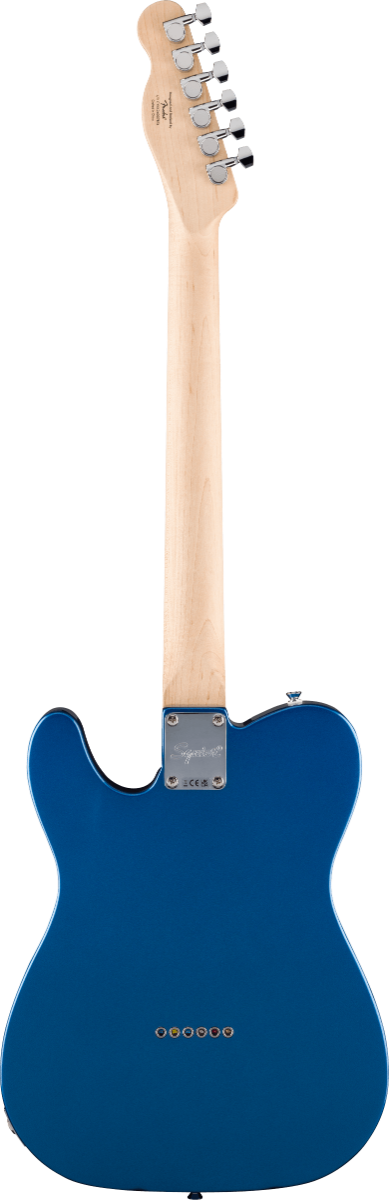 Squier FSR Affinity Series Telecaster Thinline, Laurel Fingerboard, White Pickguard in Lake Placid Blue