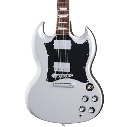 Gibson SG Standard Electric Guitar in Silver Mist