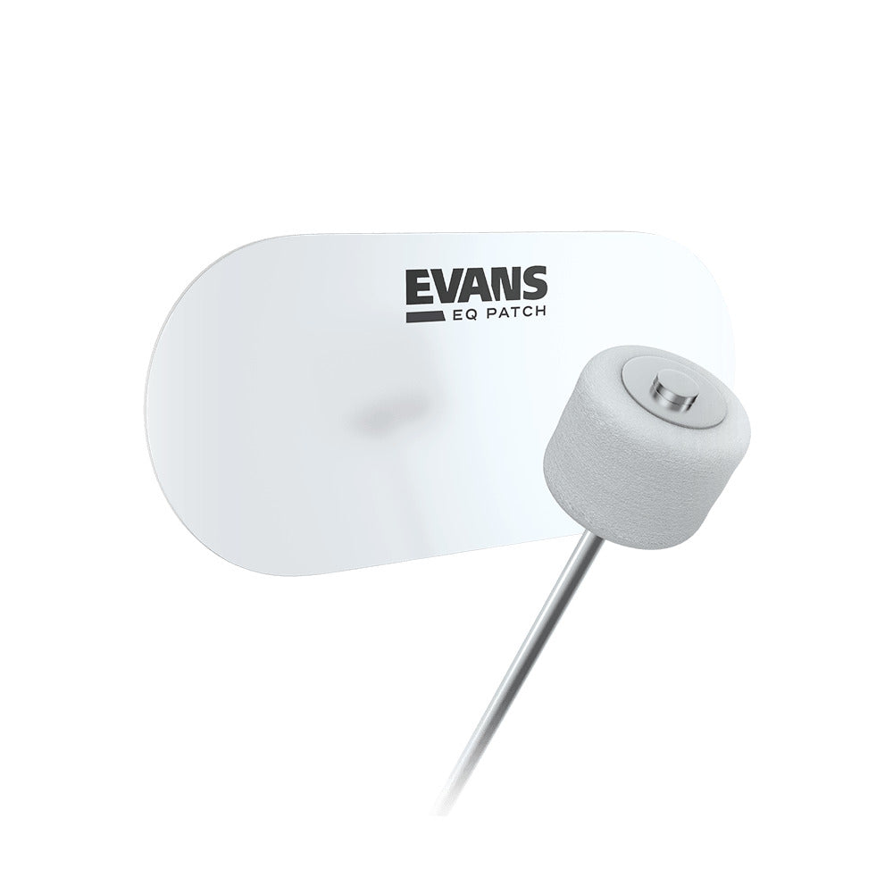 Evans EQ Bass Drum Double Patch in Clear Plastic