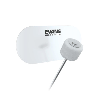 Evans EQ Bass Drum Double Patch in Clear Plastic